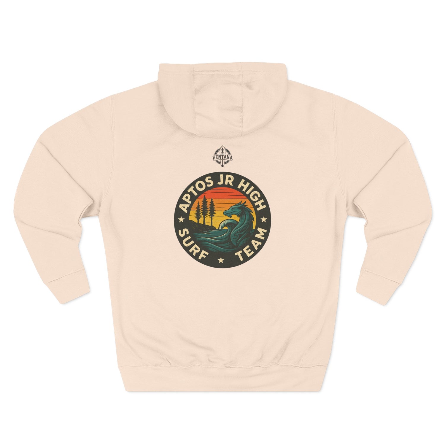 Aptos Junior High Surf Team Unisex - Pull-Over Cotton Blend Fleece Hoodie