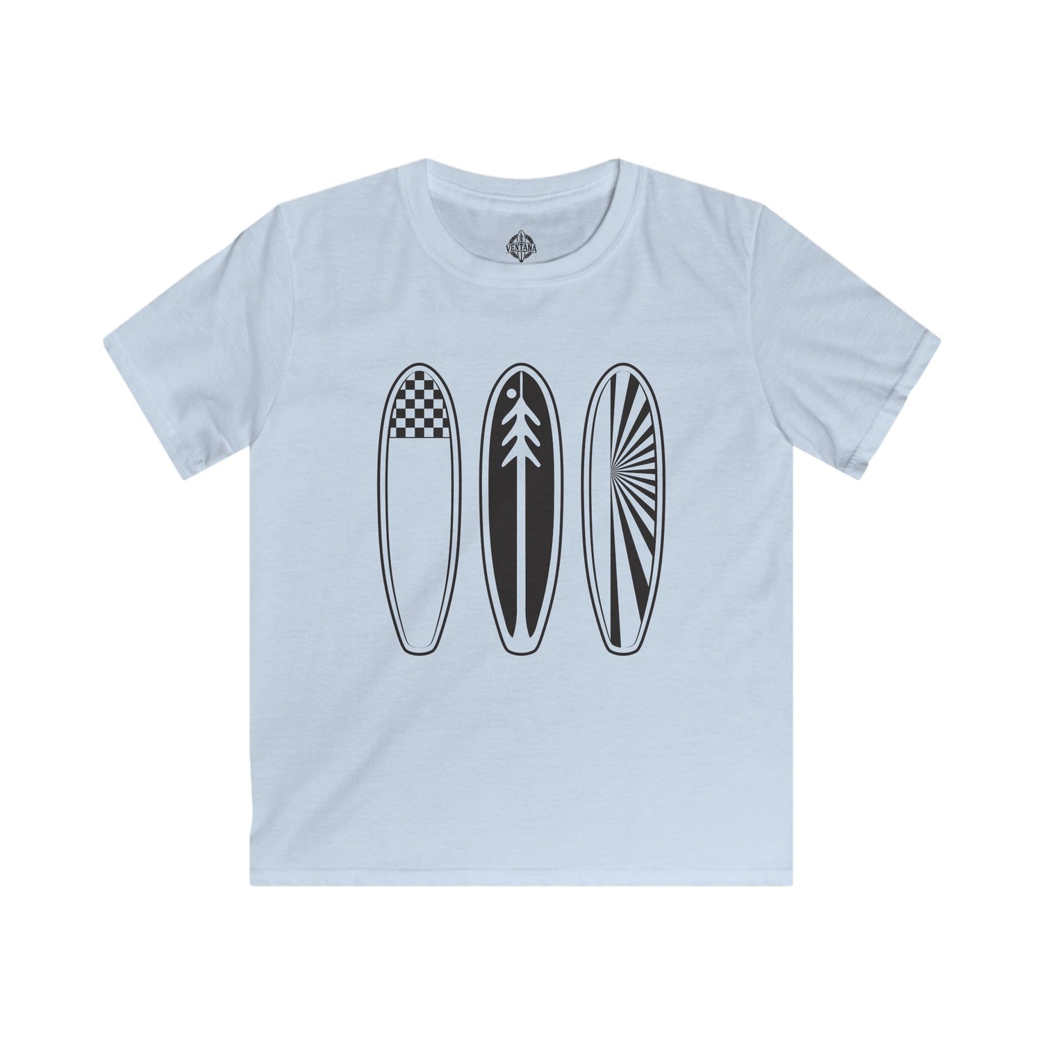 Ventana Three Board Kids - Soft Style U.S. Cotton T-Shirt