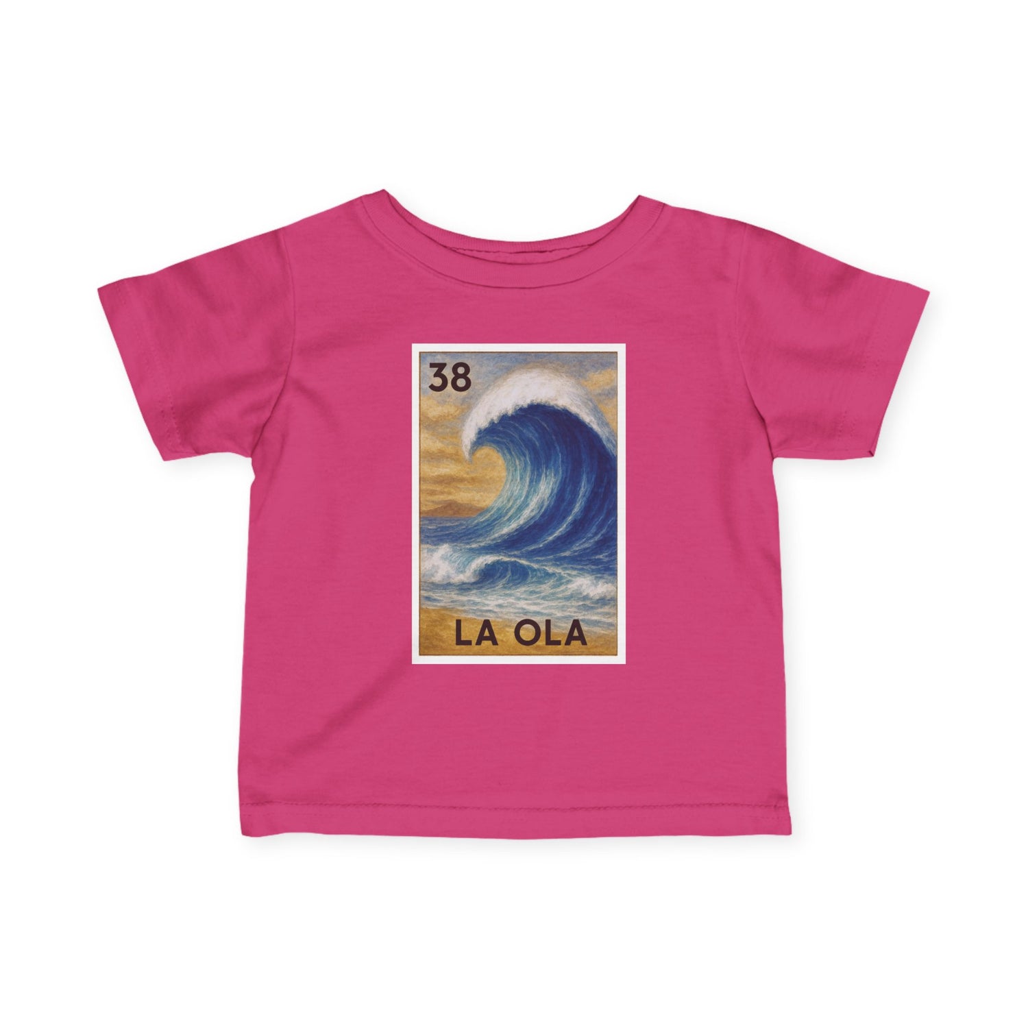 Wave Lotería - Infant 100% Cotton T-Shirt (La Ola)