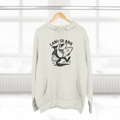 Land Shark Unisex - Pull-Over Cotton Blend Fleece Hoodie