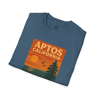 Aptos California Sunset Unisex - U.S. Cotton T-Shirt