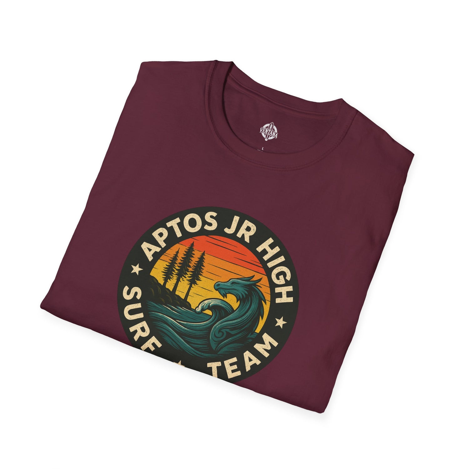 Aptos Junior High Surf Team Unisex - U.S. Cotton T-Shirt
