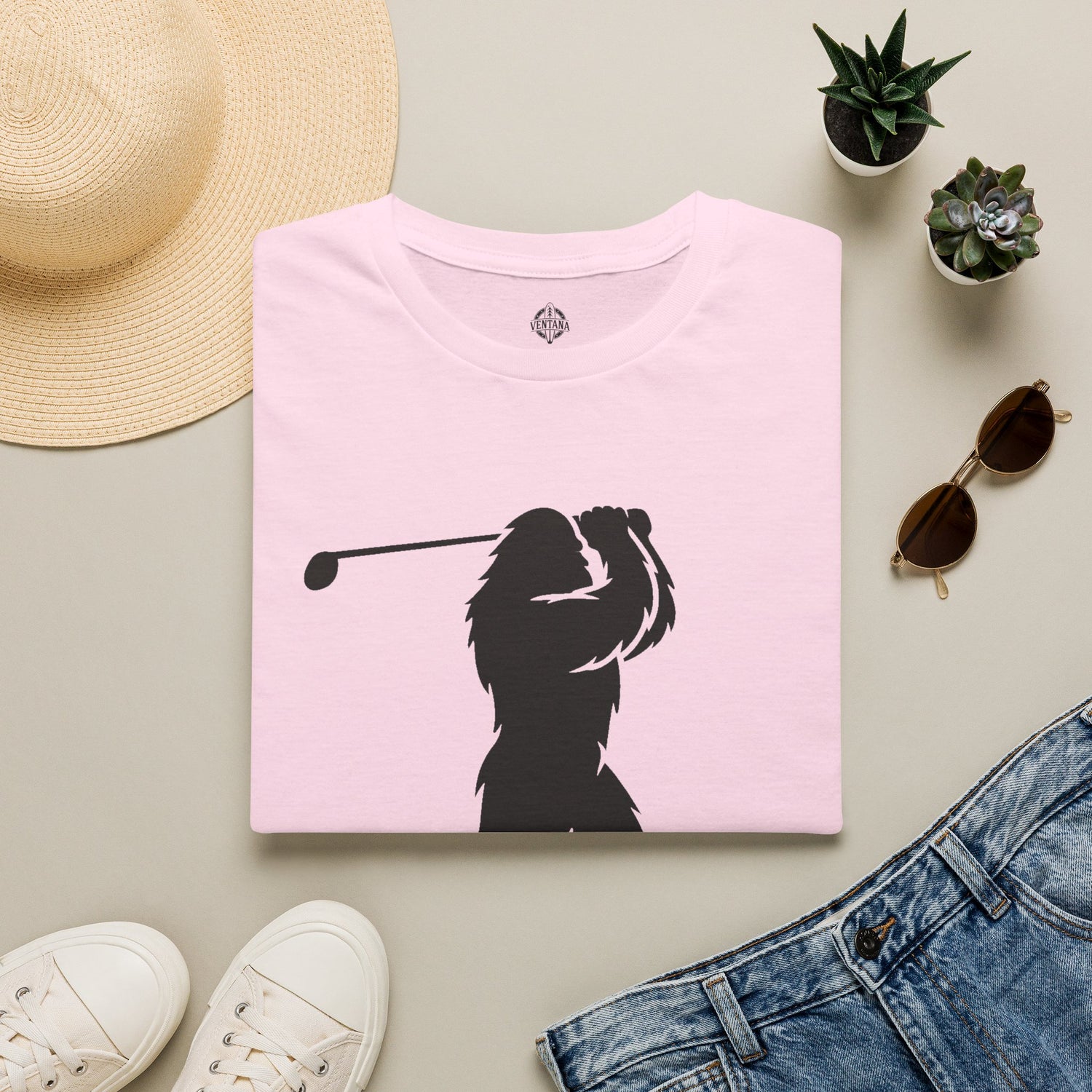 Ventana Golfsquatch Unisex - U.S. Cotton T-Shirt