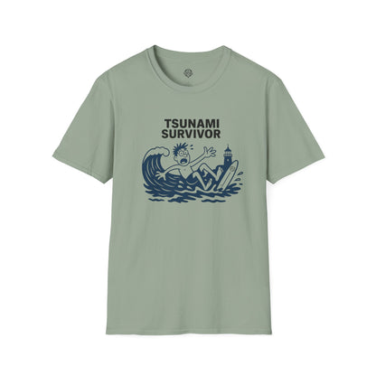 Tsunami Survivor Unisex - Soft Style U.S. Cotton T-Shirt