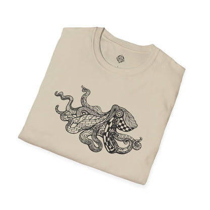 Ventangle Octopus Unisex - Soft Style U.S. Cotton T-Shirt