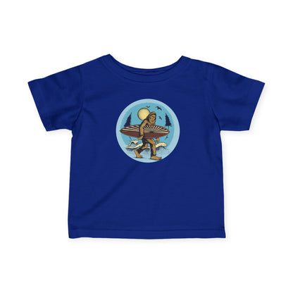 Ventana Surfsquatch by Thiago Bianchini - Infant 100% Cotton T-Shirt