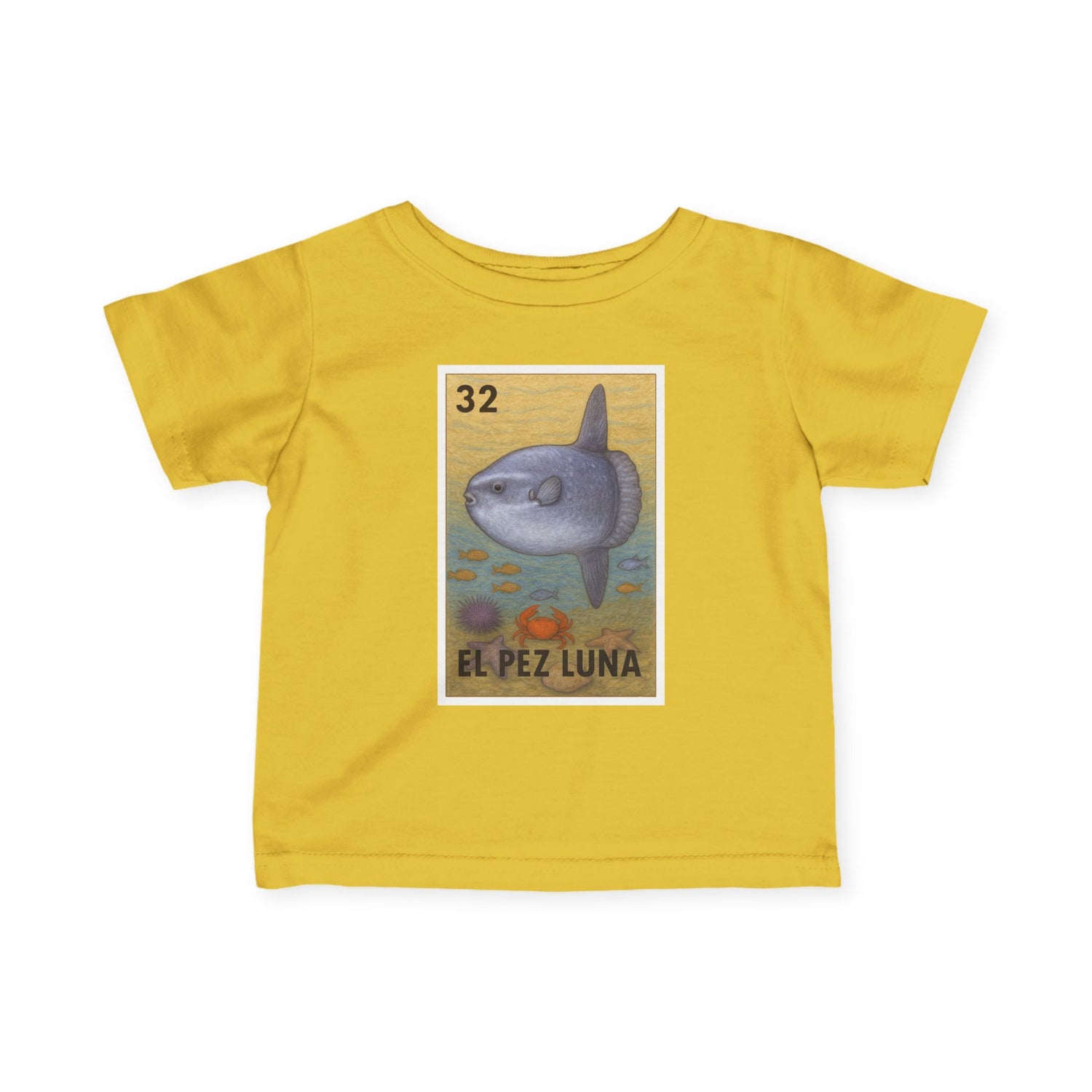 Sunfish Lotería - Infant 100% Cotton T-Shirt (El Pez Luna)