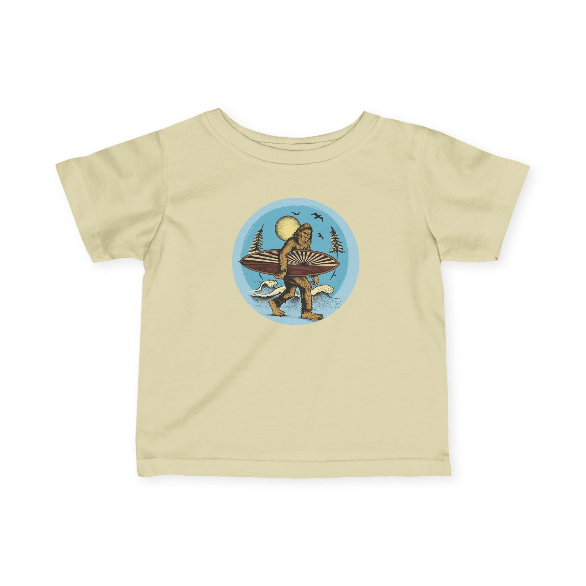 Ventana Surfsquatch by Thiago Bianchini - Infant 100% Cotton T-Shirt