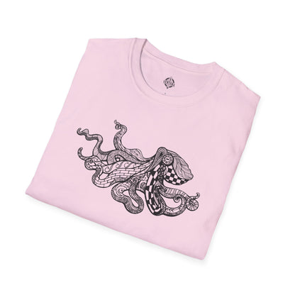 Ventangle Octopus Unisex - Soft Style U.S. Cotton T-Shirt