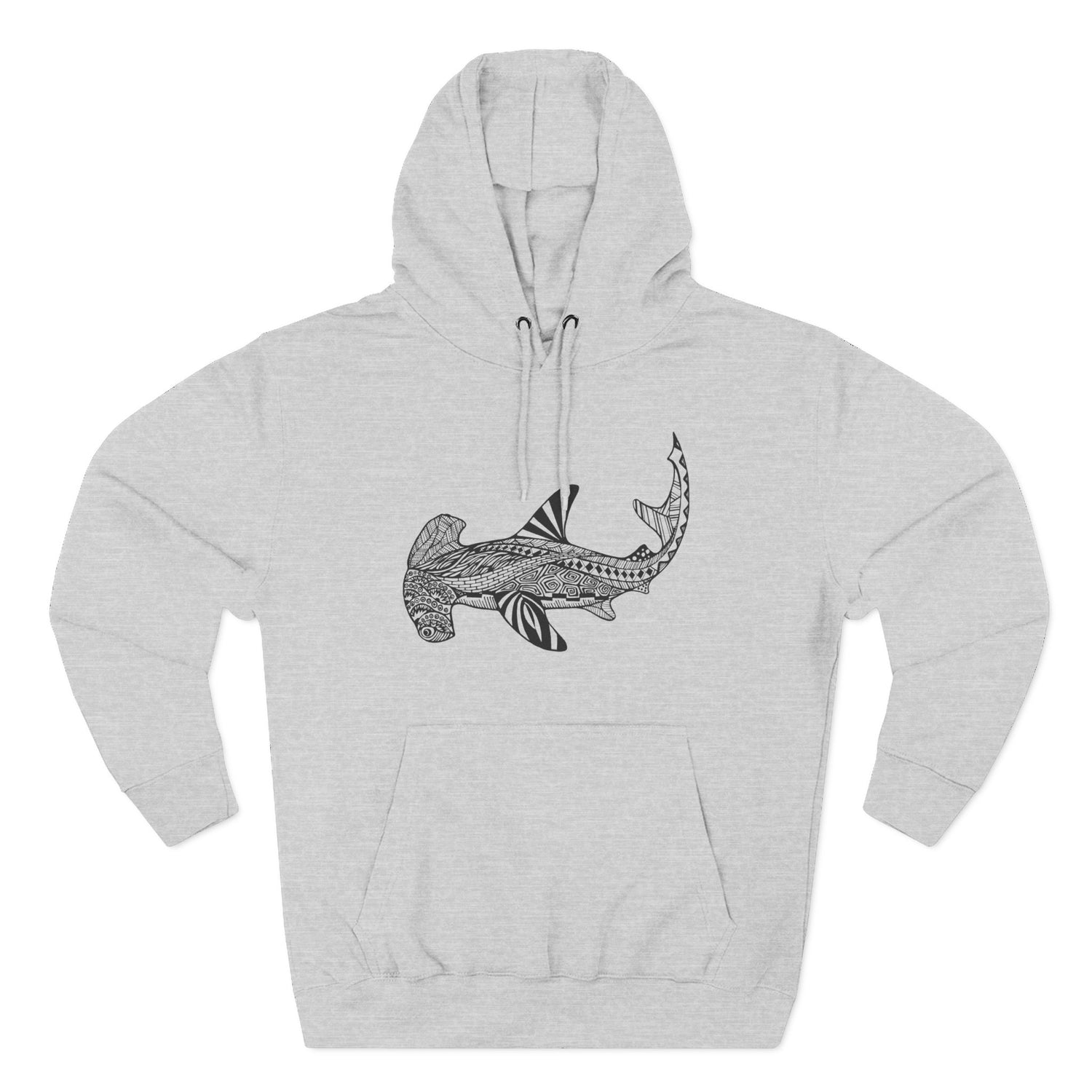 Ventangle Hammerhead Unisex - Pull-Over Cotton Blend Fleece Hoodie