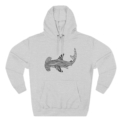 Ventangle Hammerhead Unisex - Pull-Over Cotton Blend Fleece Hoodie