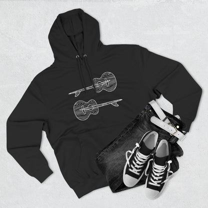 Ventana Santa Cruz Guitar Collab Unisex - Pull-Over Cotton Blend Fleece Hoodie