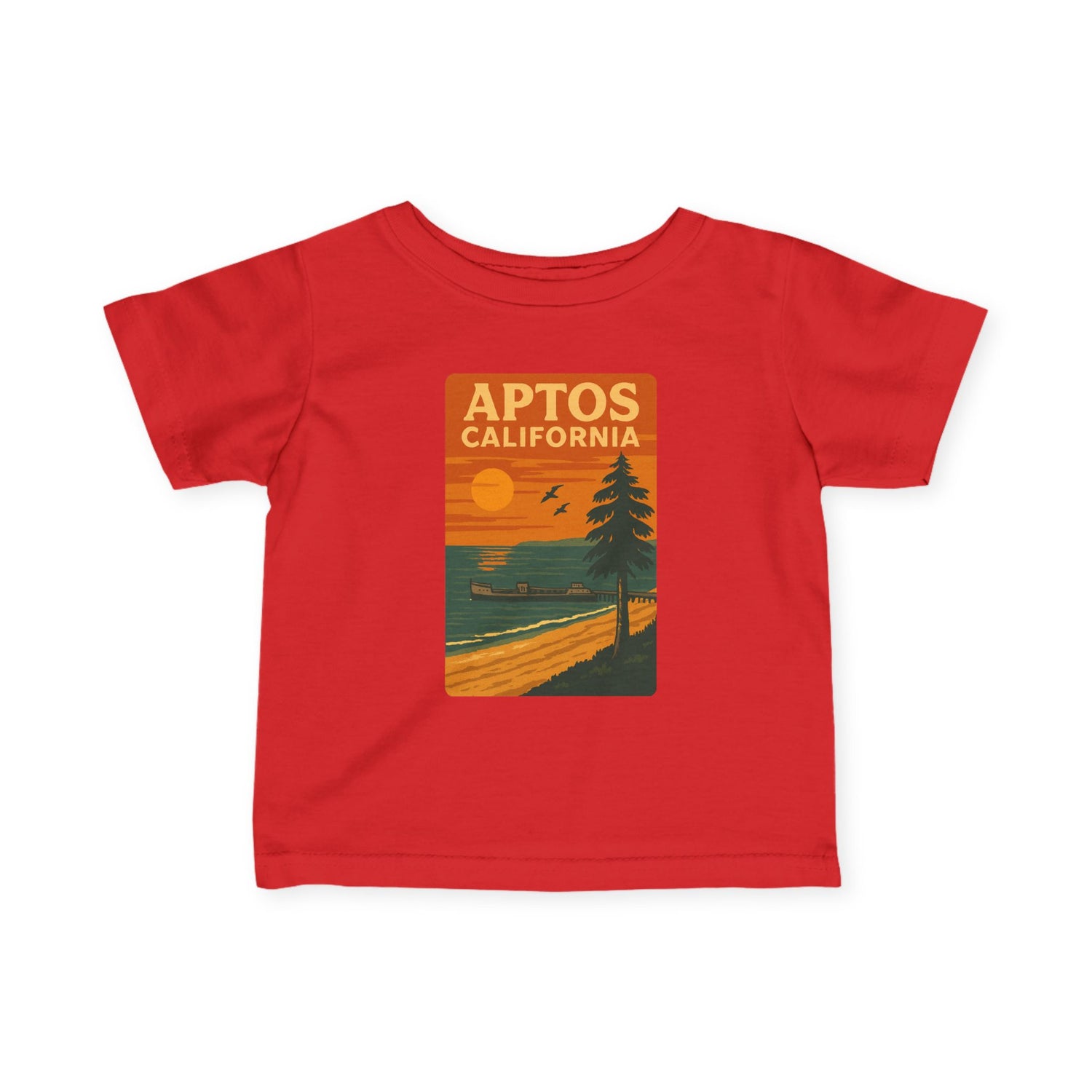 Aptos California Sunset - Infant 100% Cotton T-Shirt