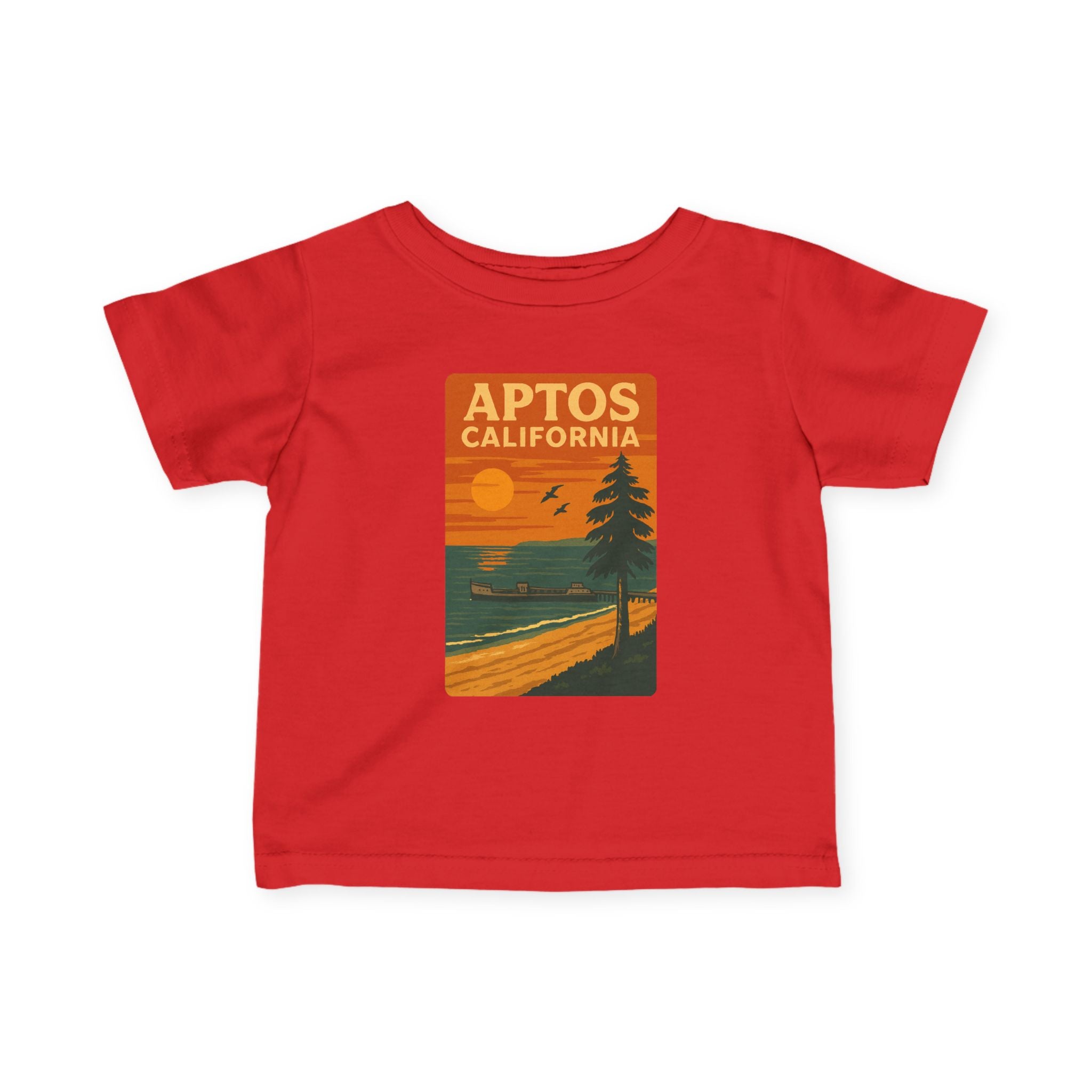 Aptos California Sunset - Infant 100% Cotton T-Shirt