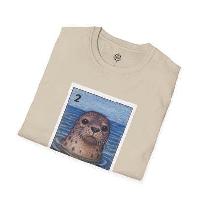 Seal Lotería Unisex - Soft Style U.S. Cotton T-Shirt