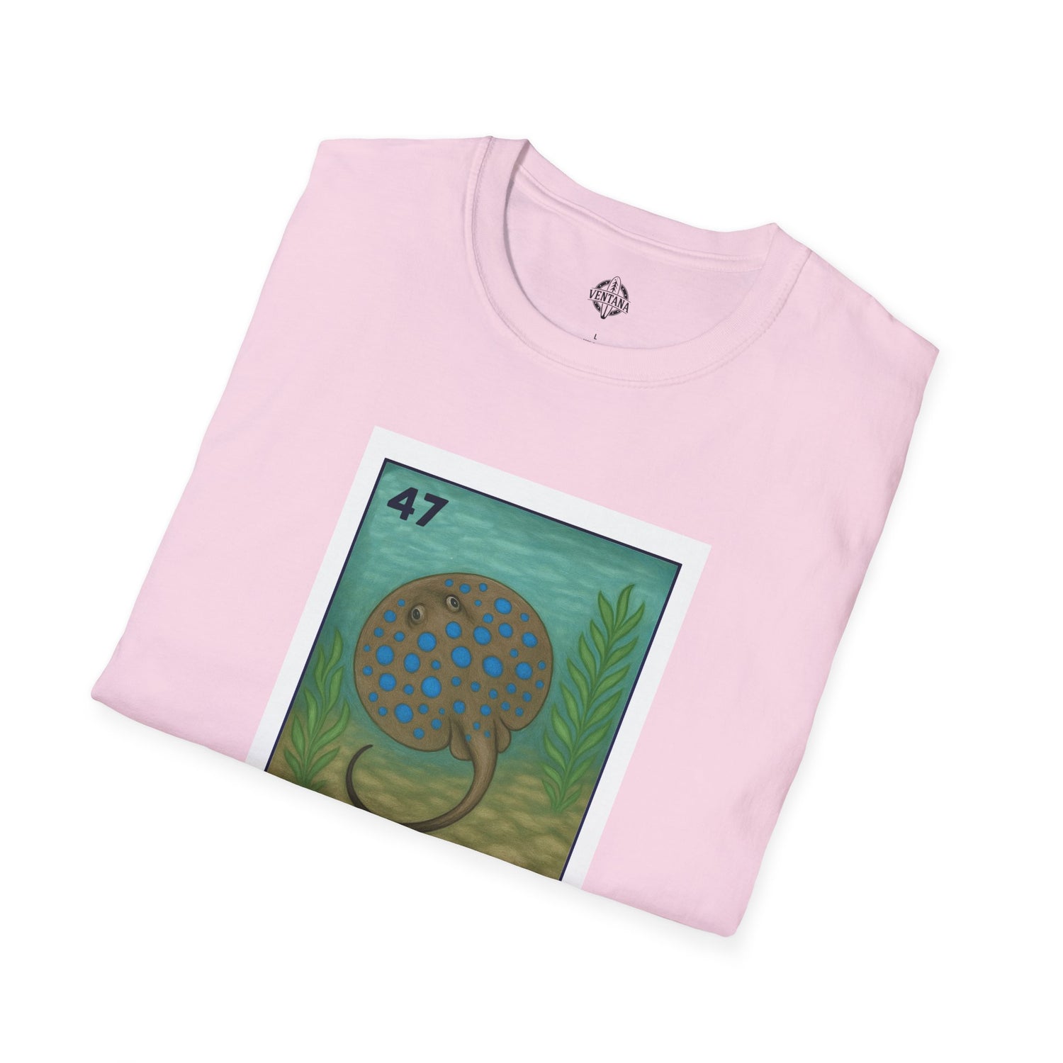 Stingray Lotería Unisex - Soft Style U.S. Cotton T-Shirt (La Raya Venenosa)