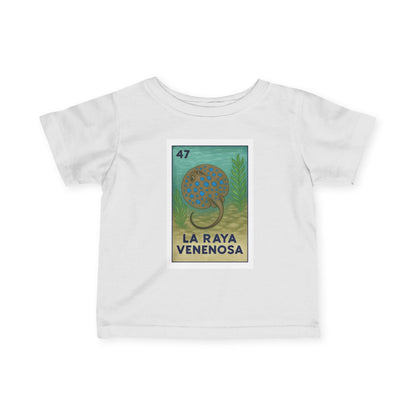 Stingray Lotería - Infant 100% Cotton T-Shirt (La Orca)
