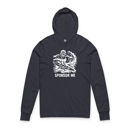 Sponsor Me Unisex - Cotton Hooded Long Sleeve Hooded T-Shirt