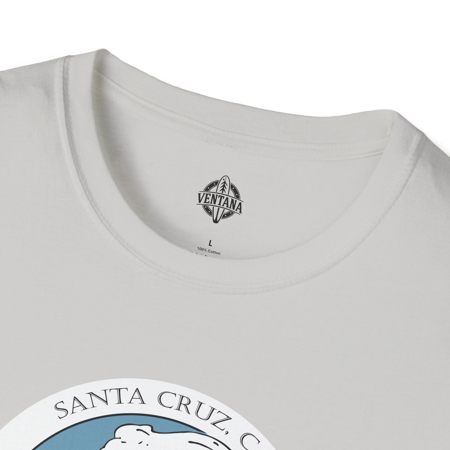 Surf with Otter 841 by Thiago Bianchini Unisex - Soft Style U.S. Cotton T-Shirt