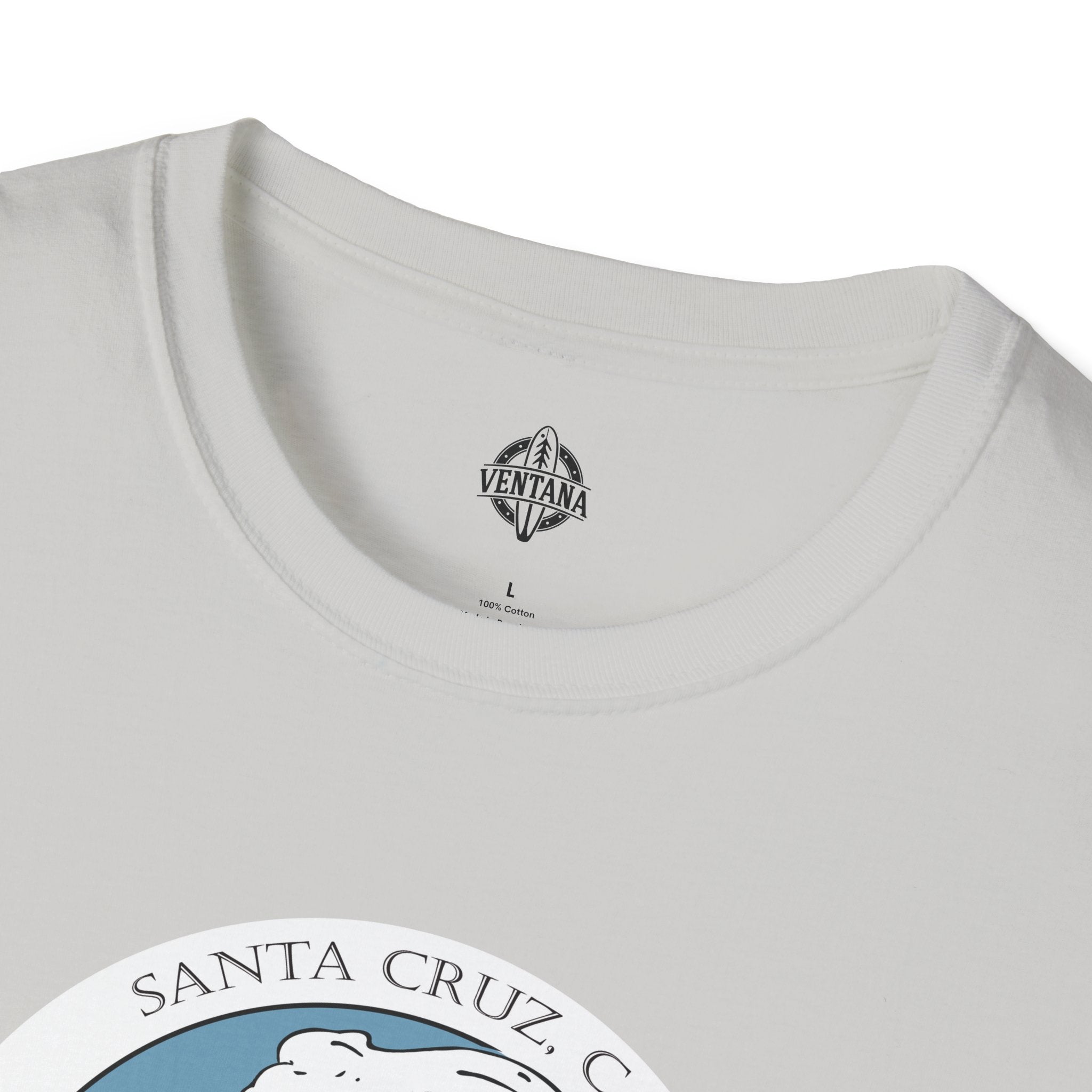 Surf with Otter 841 by Thiago Bianchini Unisex - Soft Style U.S. Cotton T-Shirt