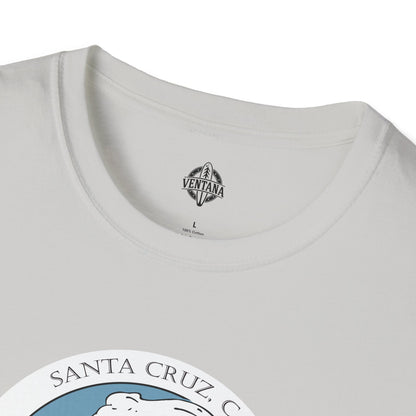 Surf with Otter 841 by Thiago Bianchini Unisex - Soft Style U.S. Cotton T-Shirt