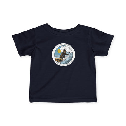 Surf with Otter 841 Ventana by Thiago Bianchini - Infant 100% Cotton T-Shirt
