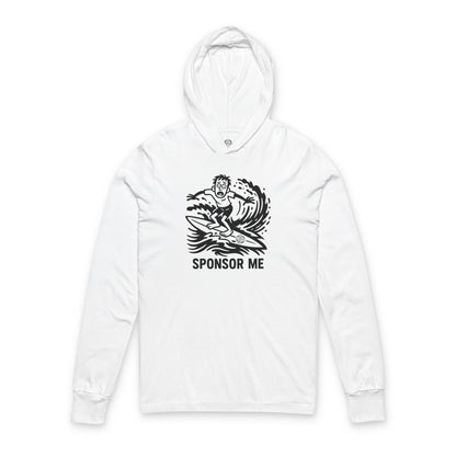 Sponsor Me Unisex - Cotton Hooded Long Sleeve Hooded T-Shirt
