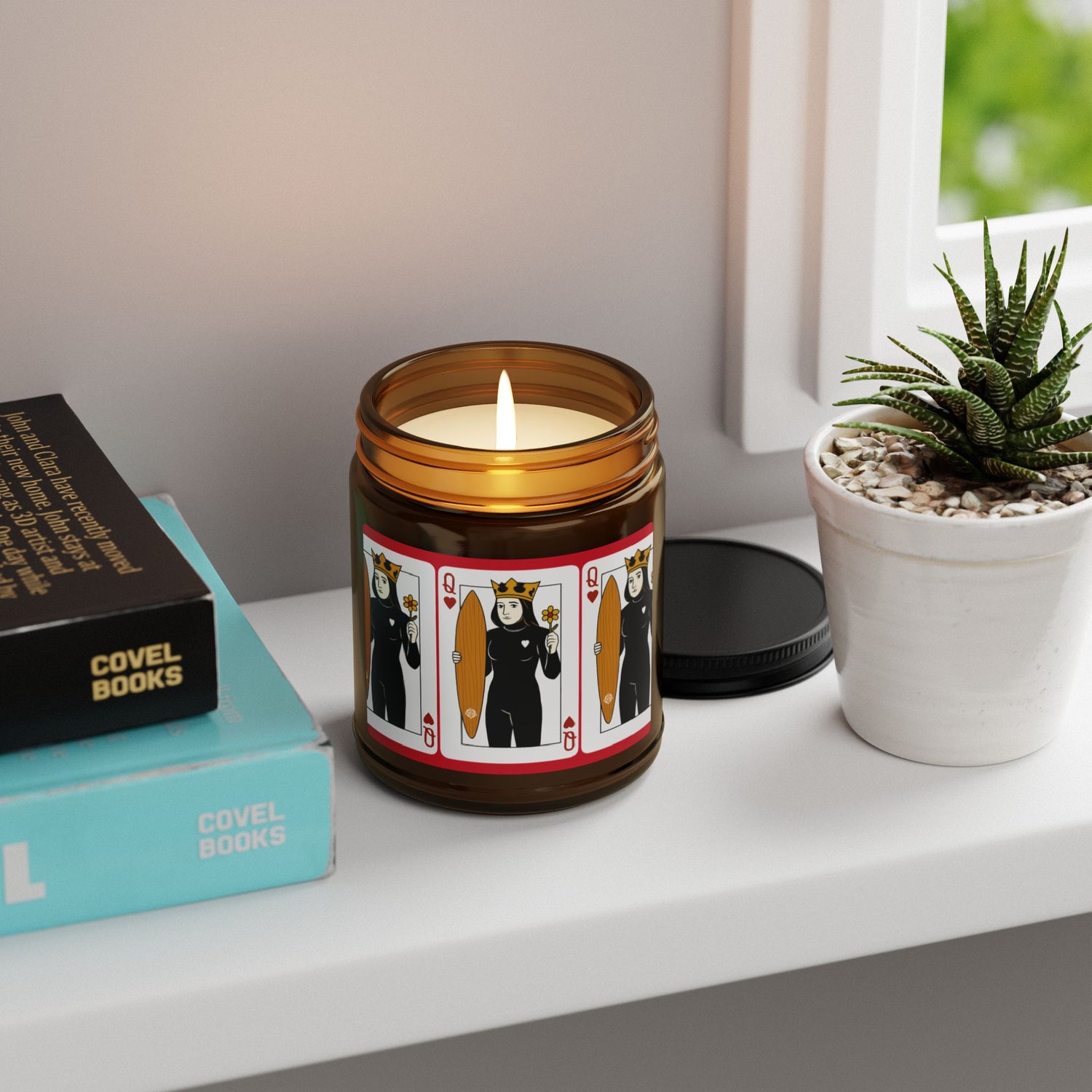 Queen of Hearts Surfer - Scented Soy Candle