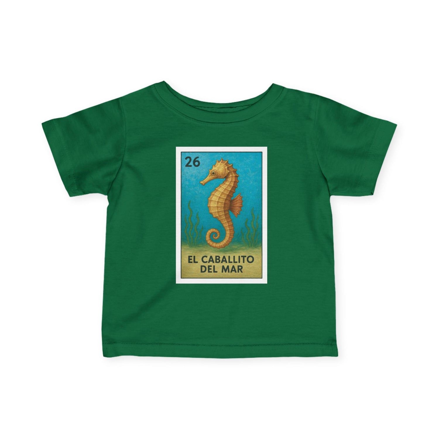 Seahorse Lotería - Infant 100% Cotton T-Shirt (La Orca)