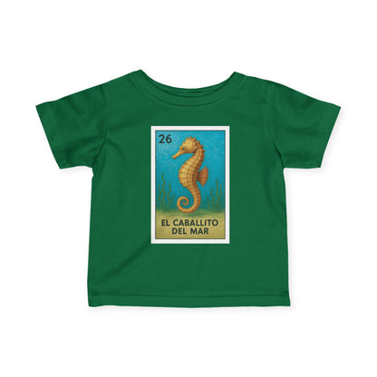 Seahorse Lotería - Infant 100% Cotton T-Shirt (La Orca)