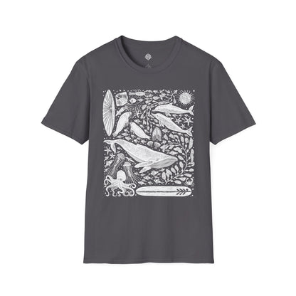 Ventana Marine Life by Lili Arnold Unisex - Soft Style U.S. Cotton T-Shirt