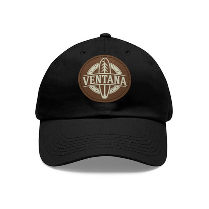 Ventana Treefish Logo Vegan Leather Patch Hat