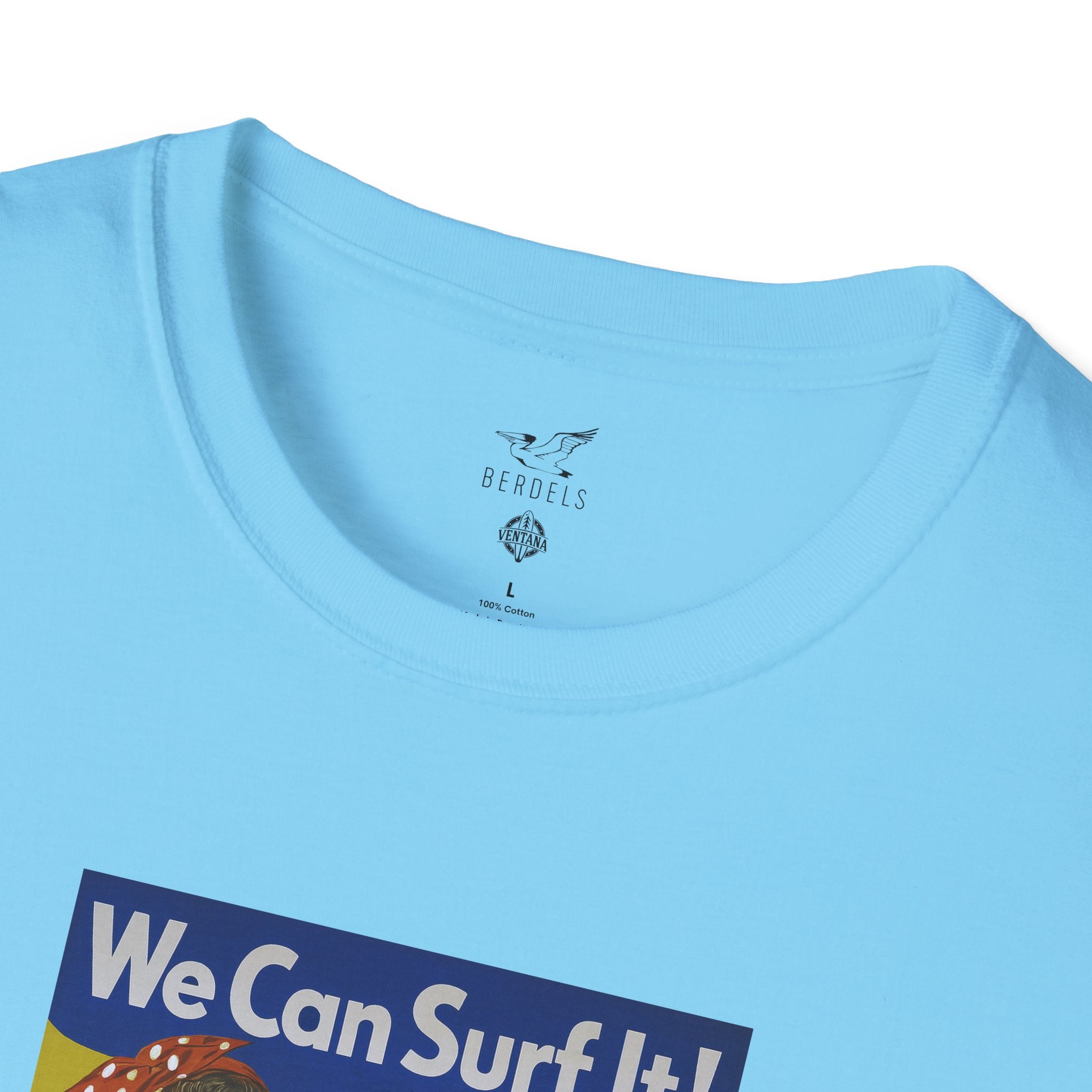Rosie the Surfer Unisex - Soft Style U.S. Cotton T-Shirt
