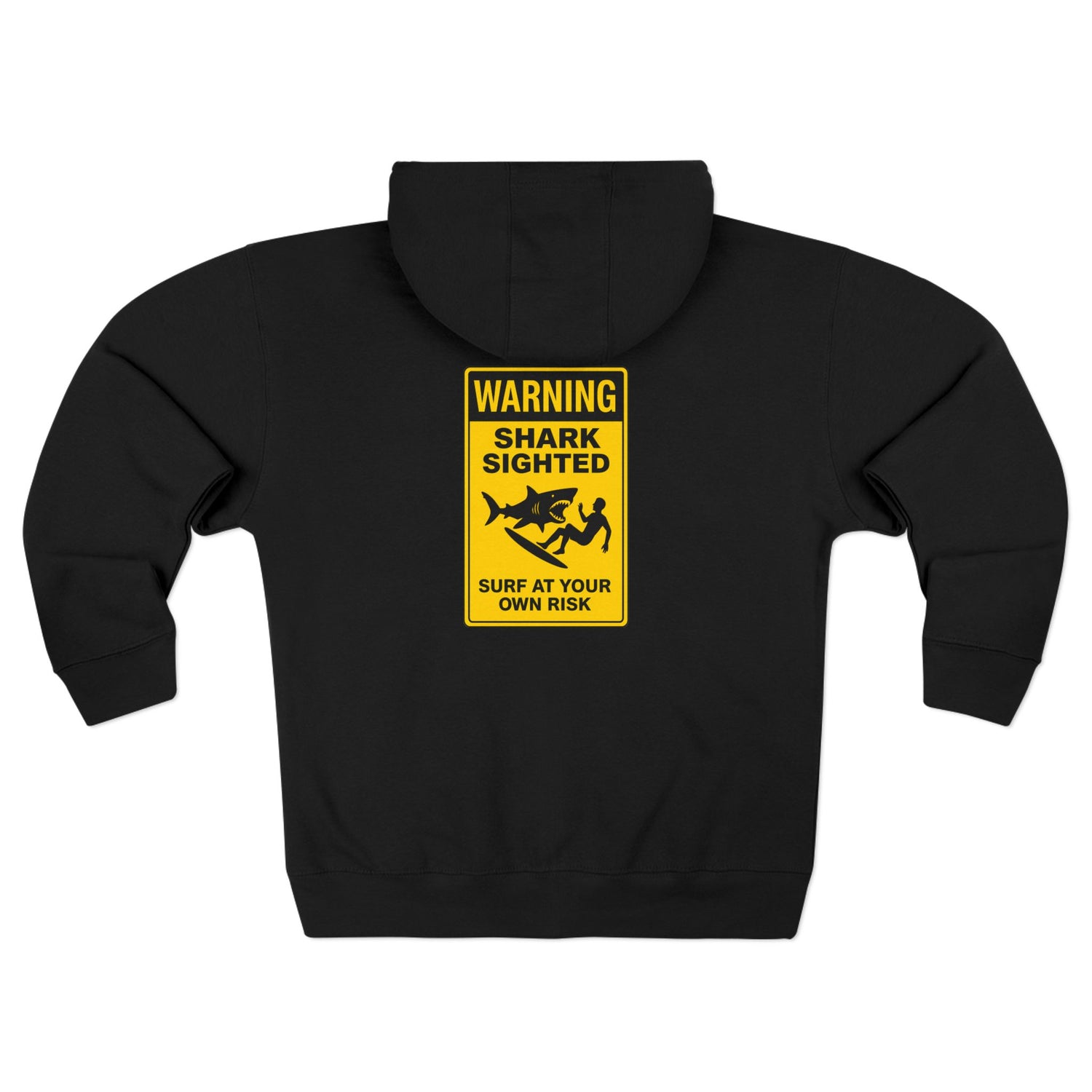 Shark Sighted Unisex - Zip Cotton Blend Fleece Hoodie