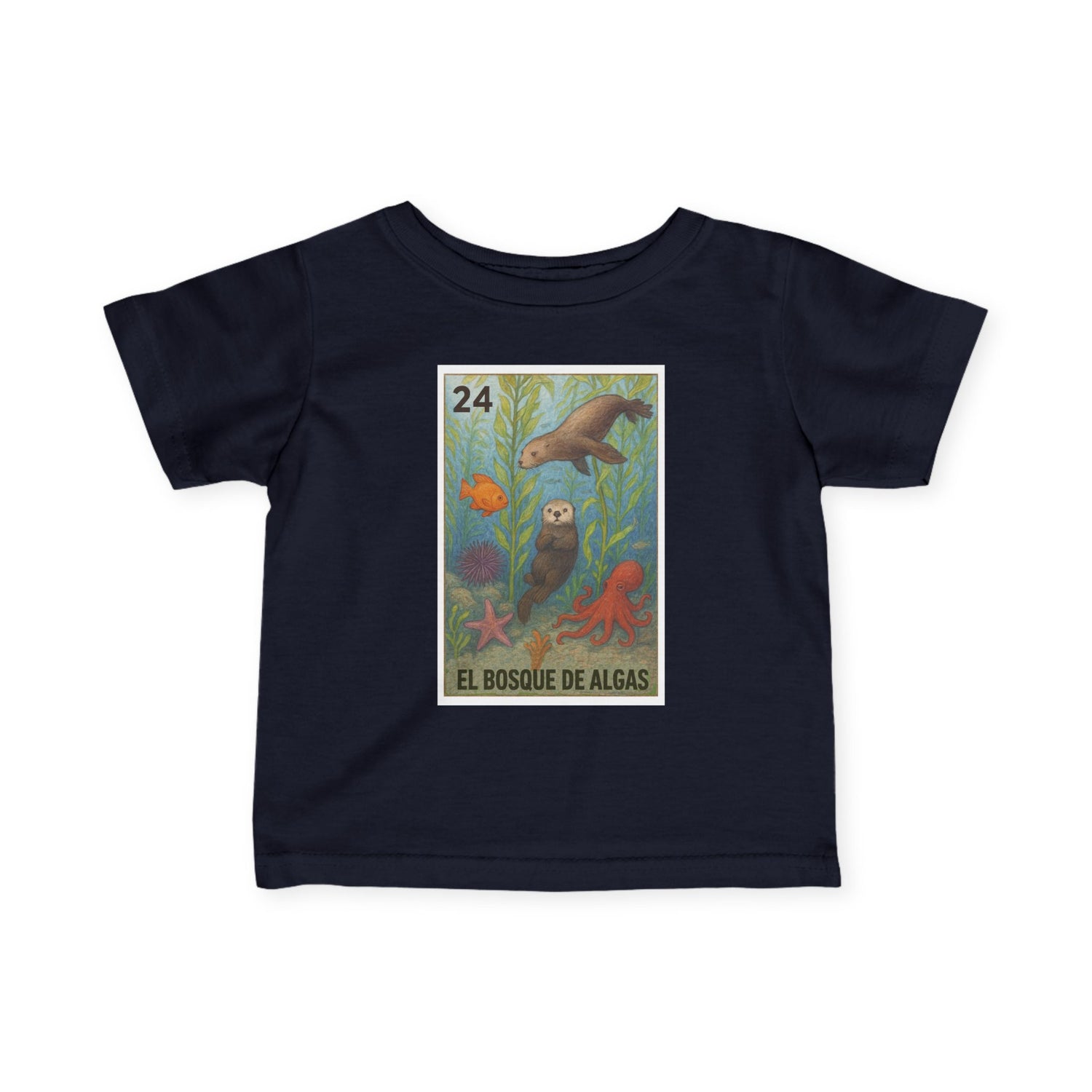 Kelp Forest Lotería - Infant 100% Cotton T-Shirt (El Bosque de Algas)