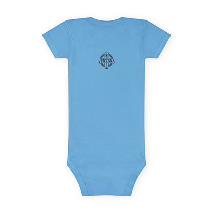 Aptos California Upside Down - Baby Short Sleeve 100% Cotton Onesie
