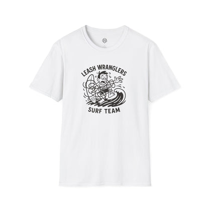 Leash Wranglers Surf Team Unisex - Soft Style U.S. Cotton T-Shirt