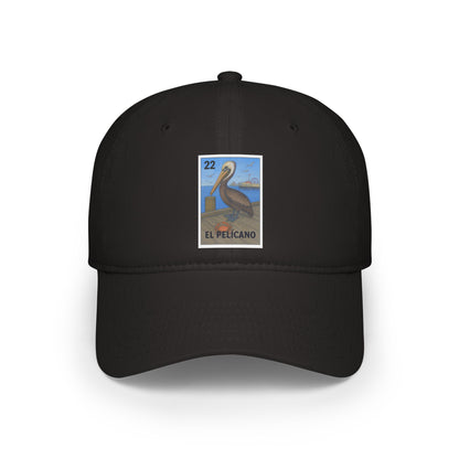 Pelican Lotería Unisex - 100% Cotton Baseball Cap (El Pelícano)