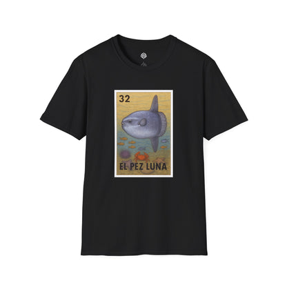 Sunfish Lotería Unisex - Soft Style U.S. Cotton T-Shirt (El Pez Luna)