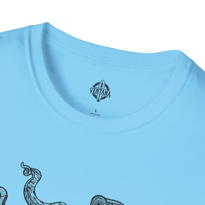 Ventangle Octopus Unisex - Soft Style U.S. Cotton T-Shirt