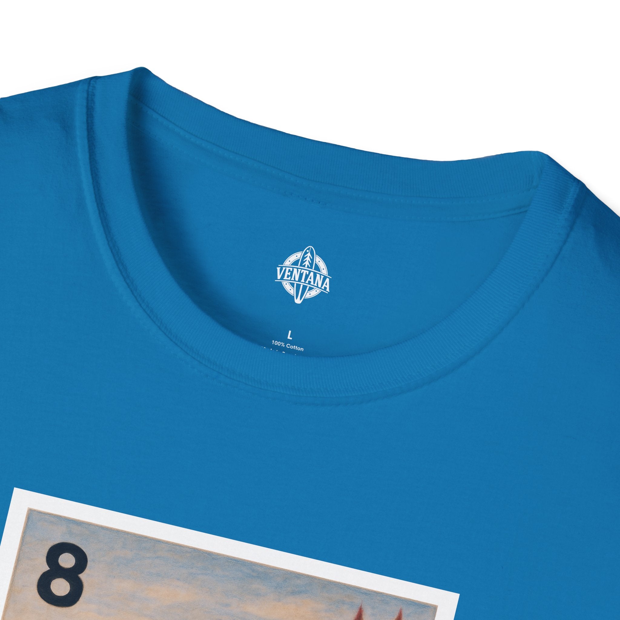 Sea Otter Lotería Unisex - Soft Style U.S. Cotton T-Shirt (La Nutria)