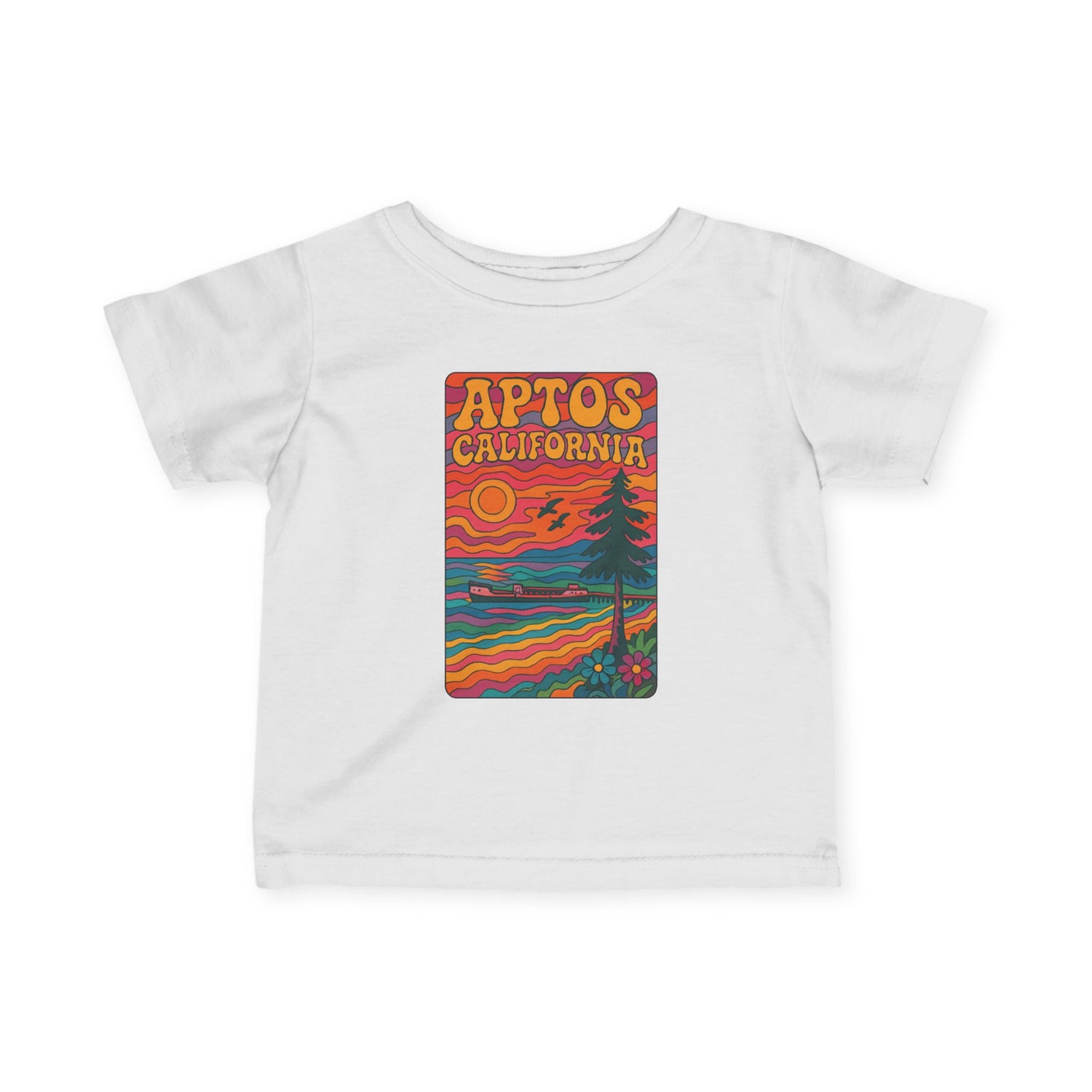 Aptos California Psychedelic - Infant 100% Cotton T-Shirt