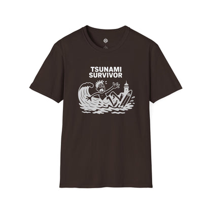 Tsunami Survivor Unisex - Soft Style U.S. Cotton T-Shirt