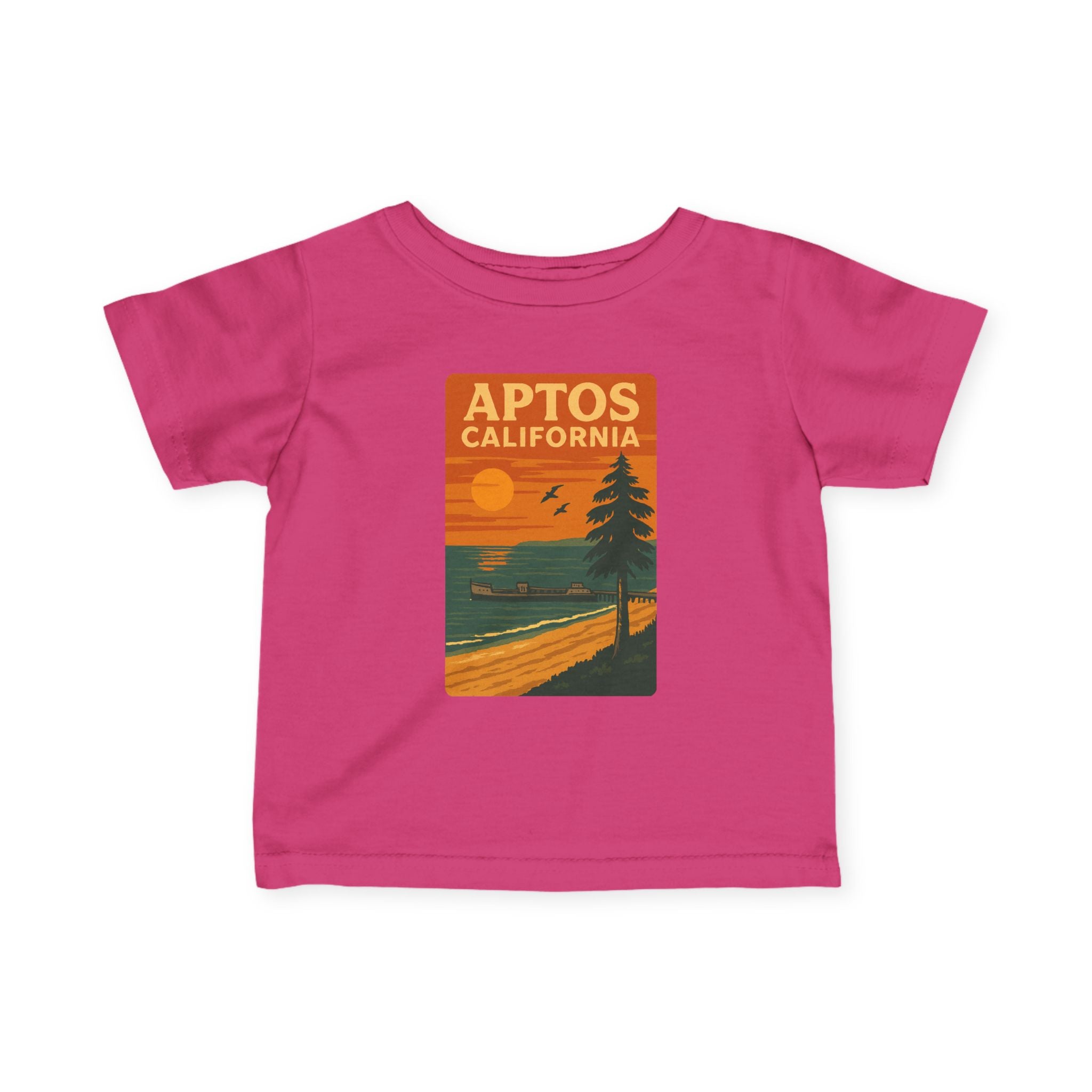 Aptos California Sunset - Infant 100% Cotton T-Shirt