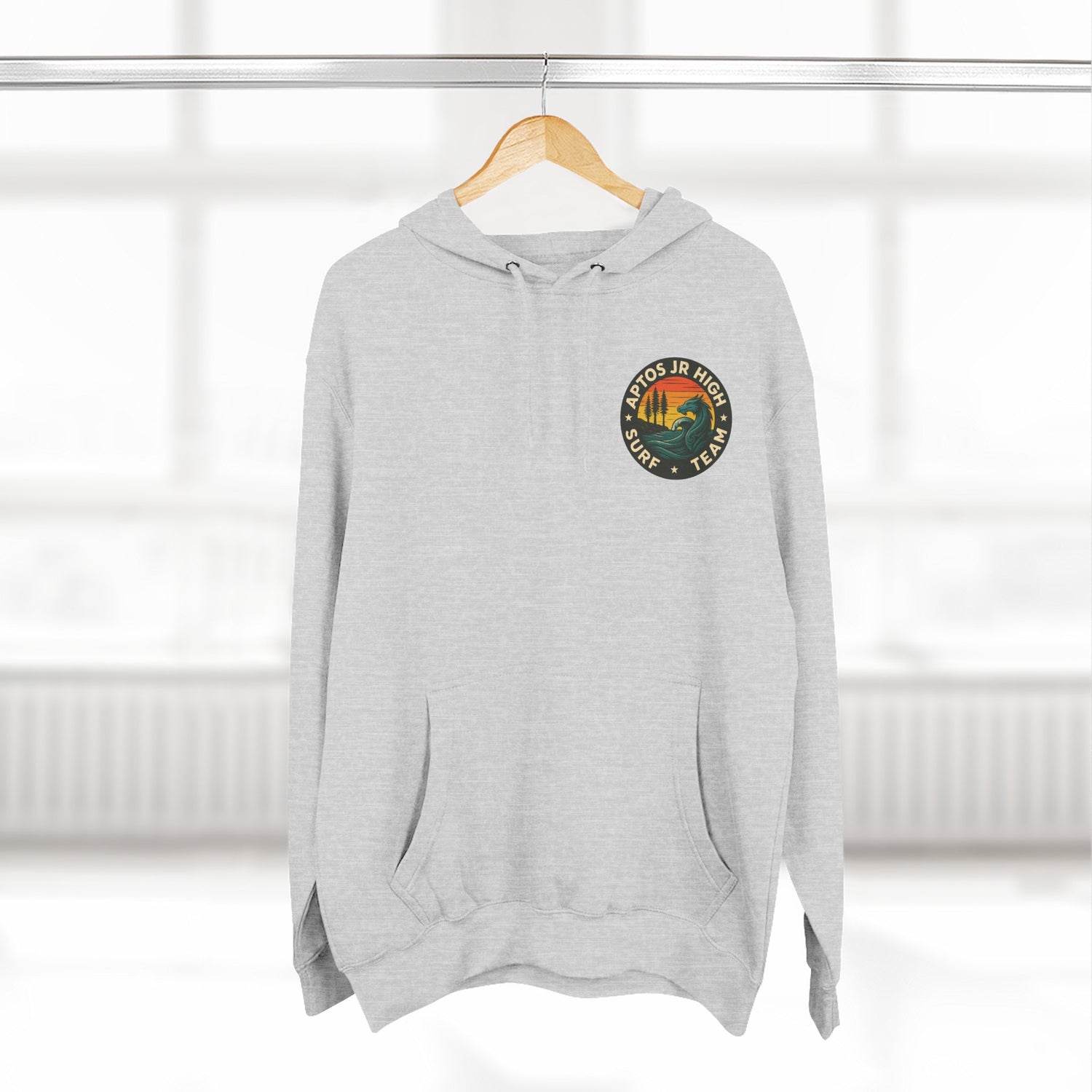 Aptos Junior High Surf Team Unisex - Pull-Over Cotton Blend Fleece Hoodie