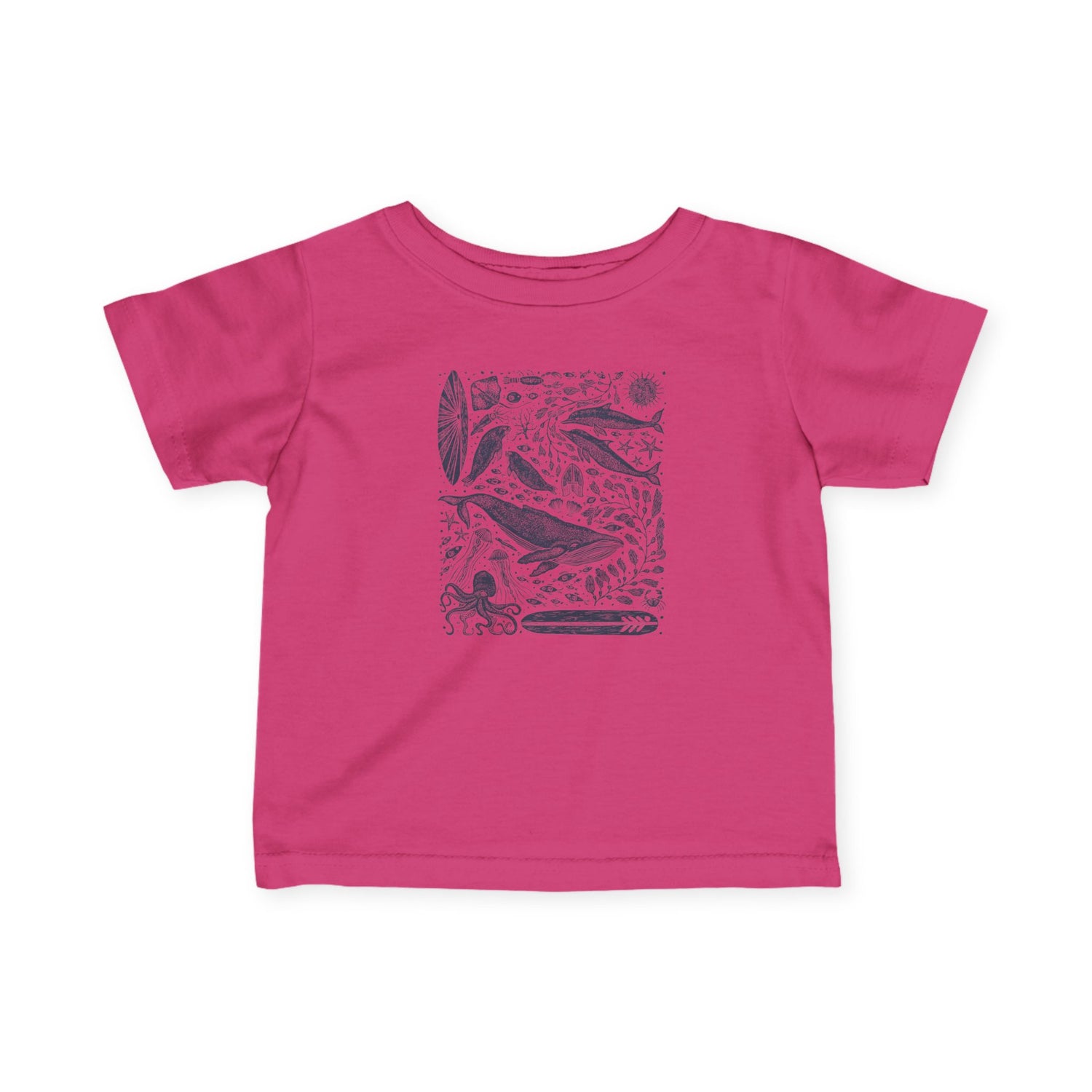 Ventana Marine Life by Lili Arnold - Infant 100% Cotton T-Shirt