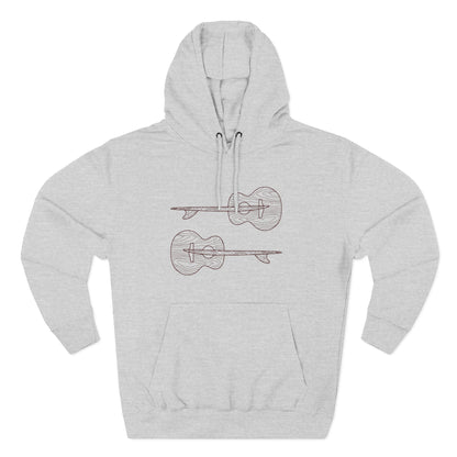 Ventana Santa Cruz Guitar Collab Unisex - Pull-Over Cotton Blend Fleece Hoodie