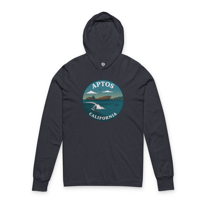 Aptos California Classic Unisex - Cotton Long Sleeve Hooded T-Shirt
