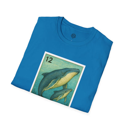 Whale Lotería Unisex - Soft Style U.S. Cotton T-Shirt (La Ballena)