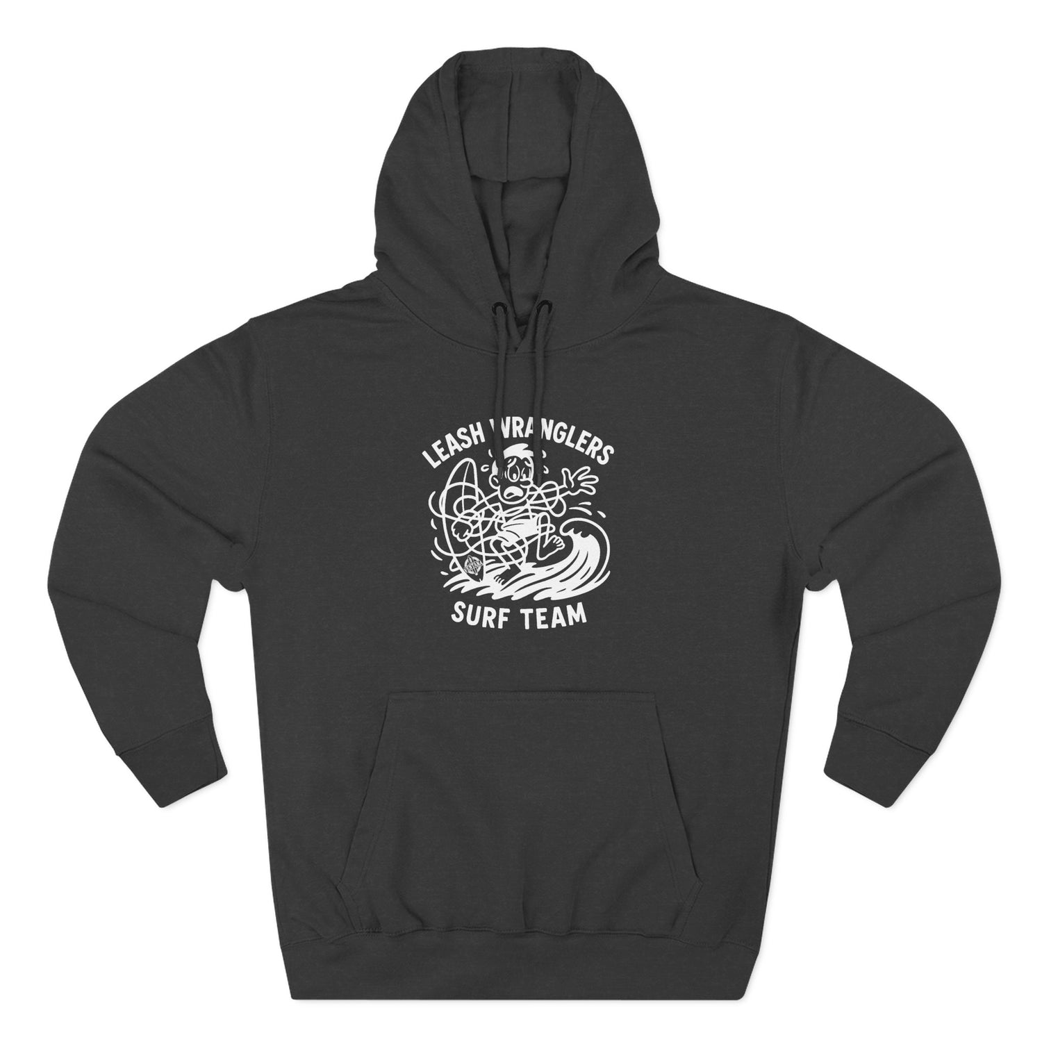 Leash Wranglers Surf Team Unisex - Pull-Over Cotton Blend Fleece Hoodie